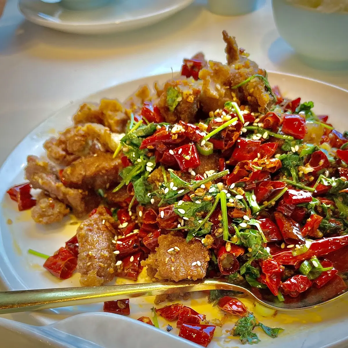 chili fried chicken 重庆辣子鸡丁